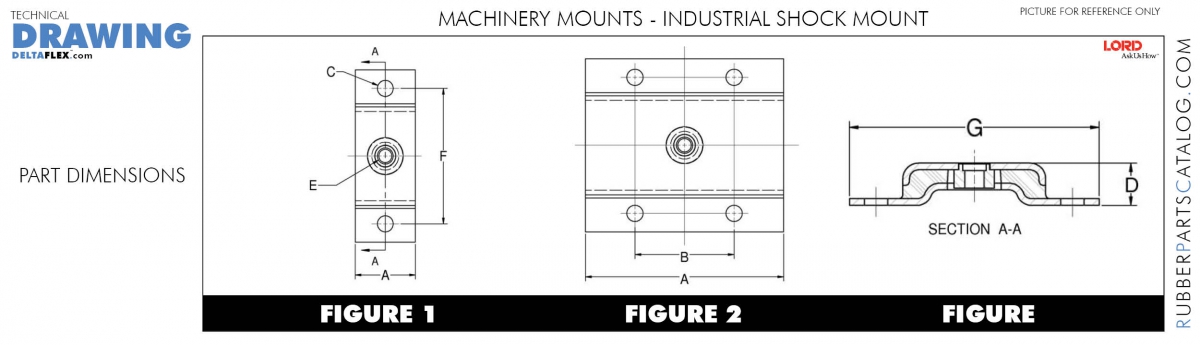 Rubber-Parts-Catalog-Delta-Flex-LORD-Machinery-Mounts-Idustrial-Shock-Table