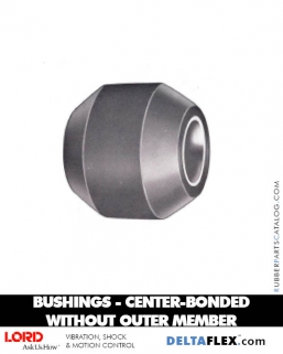 LORD Center Bonded Rubber Bushings without Outer Member