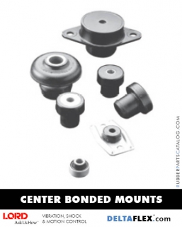 Rubber-Parts-Catalog-Delta-Flex-LORD-Center-Bonded-Mounts