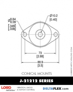 Rubber-Parts-Catalog-Delta-Flex-LORD-Conical-Mounts-J-21212-Series