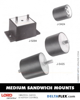 Rubber-Parts-Catalog-Delta-Flex-LORD-Corporation-Flex-Bolt-Medium-Sandwich-Mounts
