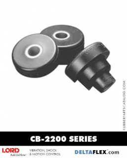 LORD CB-2200 Series - Two Piece Rubber Mount