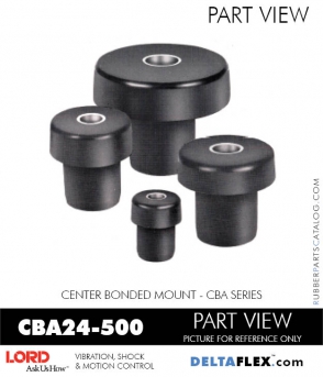 Rubber-Parts-Catalog-Delta-Flex-LORD-Corporation-Vibration-Control-Center-Bonded-Mounts-CBA24-500