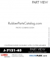 Rubber-Parts-Catalog-Delta-Flex-LORD-Bushings-Center-Bonded-Bushings-RubberPartsCatalog.com - LORD Corporation Center-Boned Bushing J-7121-63