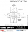 Rubber-Parts-Catalog-Delta-Flex-LORD-Corporation-Vibration-Control-Center-Bonded-Mounts-CBA12-200-50