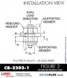 Rubber-Parts-Catalog-Delta-Flex-LORD-Corporation-Two-piece-mount-cb-2200-series-CB-2203-1