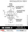 Rubber-Parts-Catalog-Delta-Flex-LORD-Corporation-Two-piece-mount-cb-2200-series-CB-2205-3